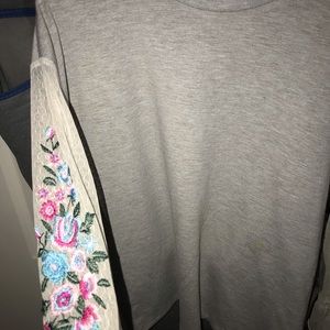 cute grey blouse